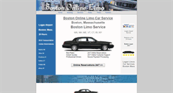 Desktop Screenshot of bostononlinelimo.com